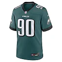 Zennovawear Men's Philadelphia Eagles Davis Midnight Green Team Game Jersey