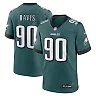 Zennovawear Men's Philadelphia Eagles Davis Midnight Green Team Game Jersey