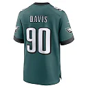 Zennovawear Men's Philadelphia Eagles Davis Midnight Green Team Game Jersey