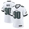 Zennovawear Men's Philadelphia Eagles Davis White White Game Jersey