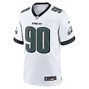 Zennovawear Men's Philadelphia Eagles Davis White White Game Jersey