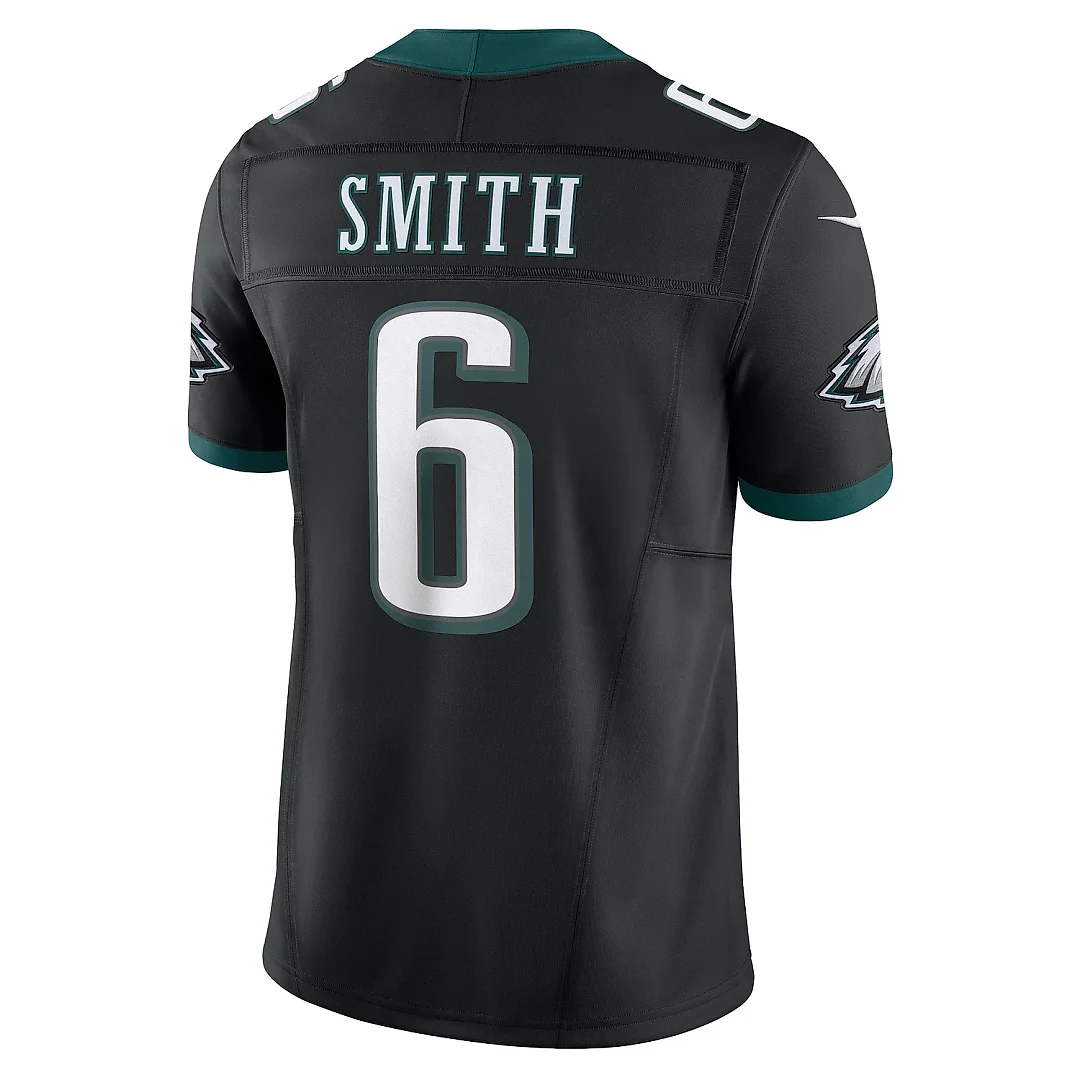 Zennovawear Men's Philadelphia Eagles DeVonta Smith Black Alternate Vapor F.U.S.E. Limited Jersey