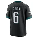 Zennovawear Men's Philadelphia Eagles DeVonta Smith Black Alternate Game Jersey