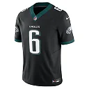 Zennovawear Men's Philadelphia Eagles DeVonta Smith Black Alternate Vapor F.U.S.E. Limited Jersey