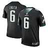 Zennovawear Men's Philadelphia Eagles DeVonta Smith Black Alternate Legend Player Performance Top