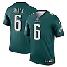 Zennovawear Men's Philadelphia Eagles DeVonta Smith Green Team Legend Player Performance Top