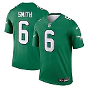 Zennovawear Men's Philadelphia Eagles DeVonta Smith Kelly Green Alternate Legend Player Performance Top