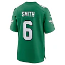 Zennovawear Men's Philadelphia Eagles DeVonta Smith Kelly Green Super Bowl LIX 2nd Alternate Game Jersey
