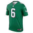 Zennovawear Men's Philadelphia Eagles DeVonta Smith Kelly Green Alternate Legend Player Performance Top