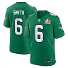 Zennovawear Men's Philadelphia Eagles DeVonta Smith Kelly Green Super Bowl LIX 2nd Alternate Game Jersey