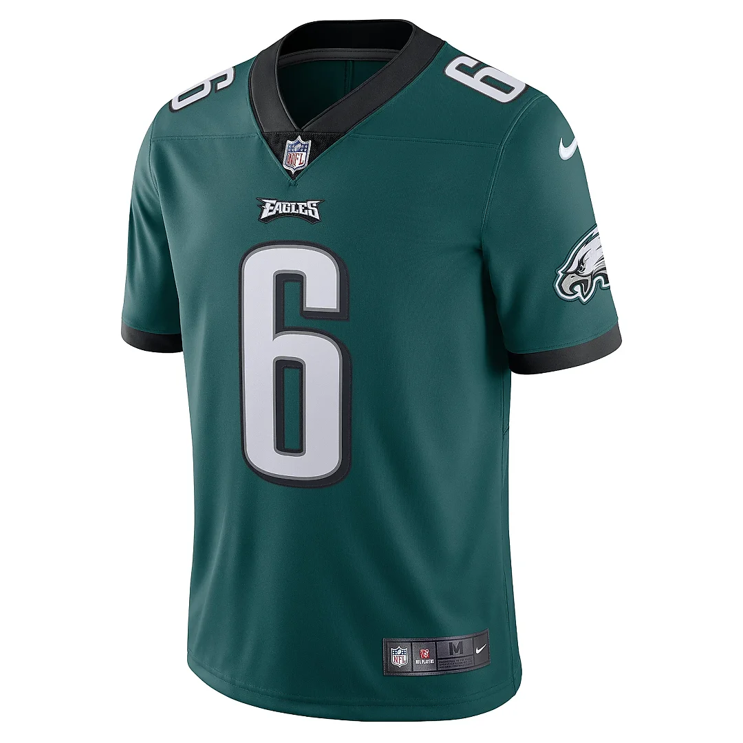 Zennovawear Men's Philadelphia Eagles DeVonta Smith Midnight Green Vapor Limited Jersey