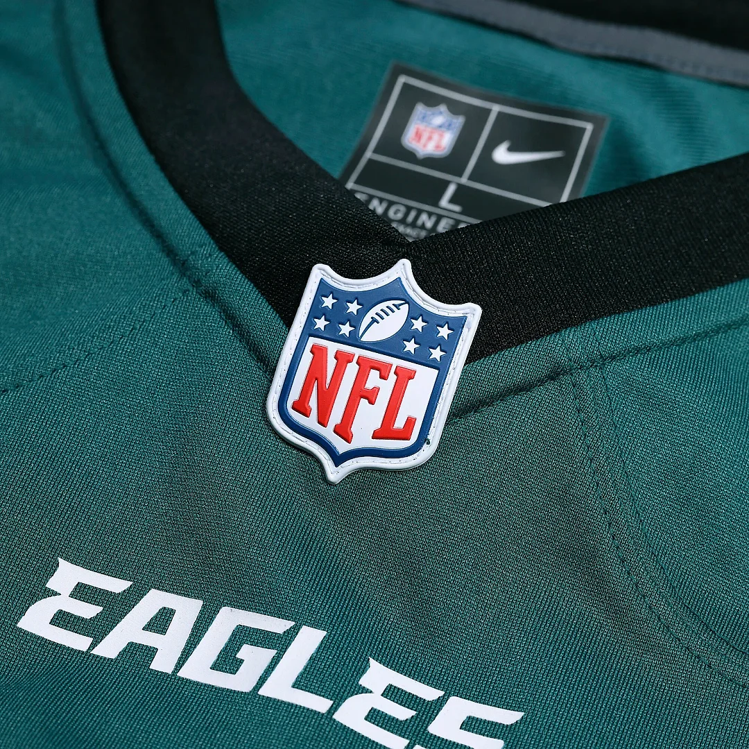 Zennovawear Men's Philadelphia Eagles DeVonta Smith Midnight Green Super Bowl LIX Game Player Jersey