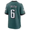 Zennovawear Men's Philadelphia Eagles DeVonta Smith Midnight Green Team Game Jersey
