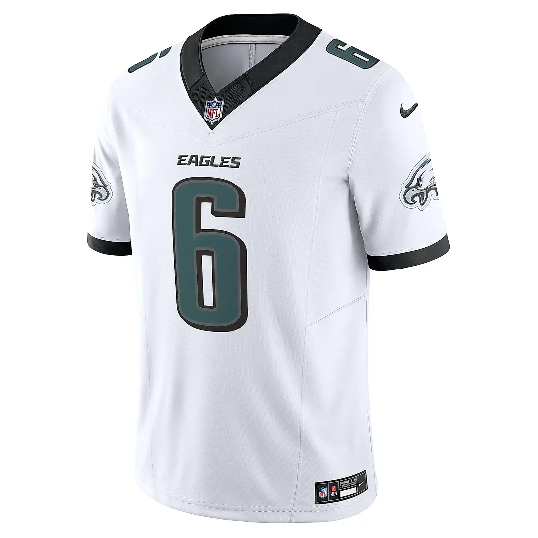 Zennovawear Men's Philadelphia Eagles DeVonta Smith White Vapor F.U.S.E. Limited Jersey