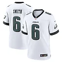 Zennovawear Men's Philadelphia Eagles DeVonta Smith White White Game Jersey