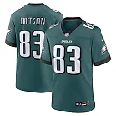Zennovawear Men's Philadelphia Eagles Jahan Dotson Midnight Green Team Game Jersey