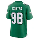 Zennovawear Men's Philadelphia Eagles Jalen Carter Kelly Green Alternate Game Jersey