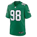 Zennovawear Men's Philadelphia Eagles Jalen Carter Kelly Green Alternate Game Jersey