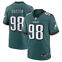 Zennovawear Men's Philadelphia Eagles Jalen Carter Midnight Green Team Game Jersey