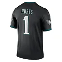 Zennovawear Men's Philadelphia Eagles Jalen Hurts Black Alternate Legend Player Performance Top