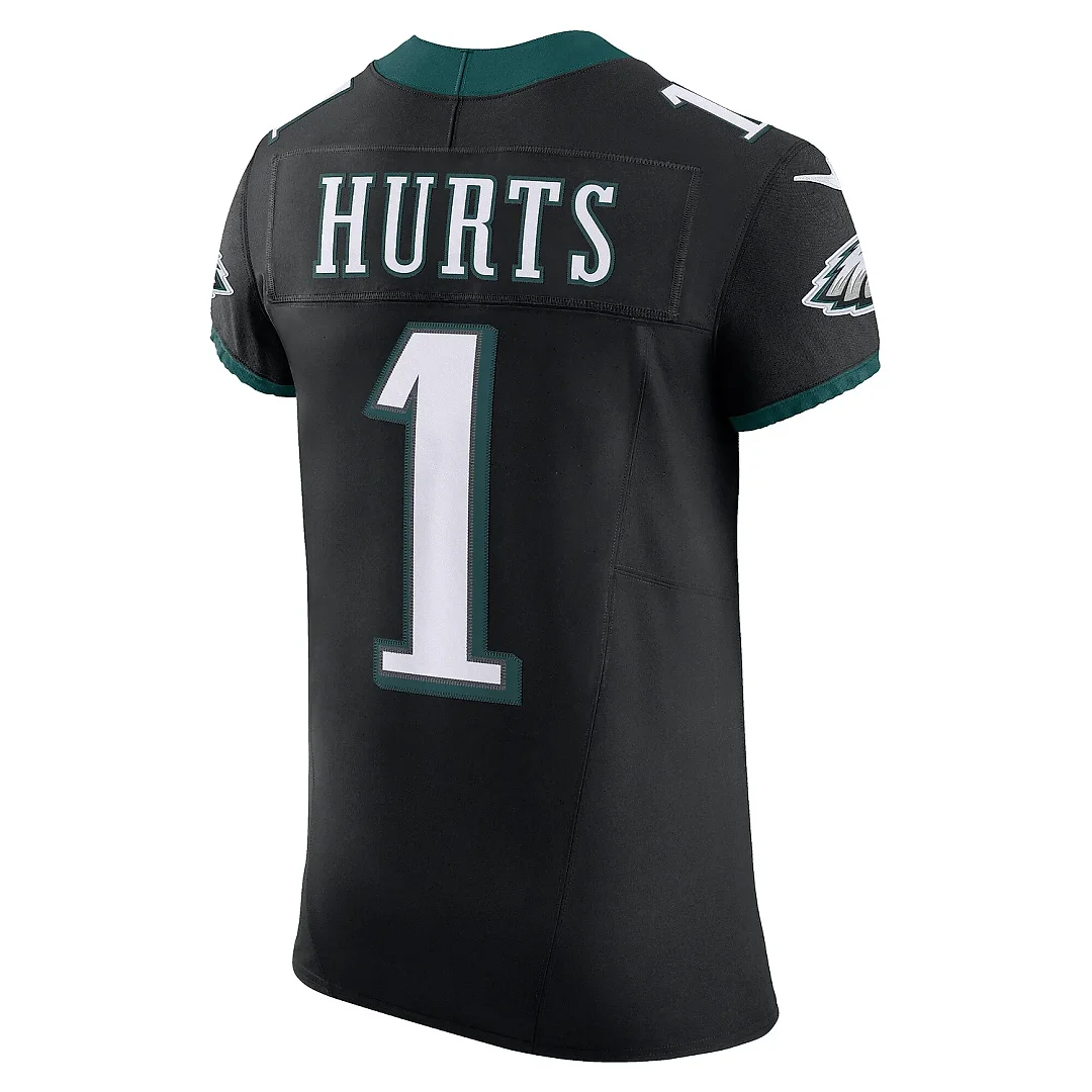 Zennovawear Men's Philadelphia Eagles Jalen Hurts Black Alternate Vapor F.U.S.E. Elite Jersey