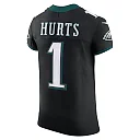 Zennovawear Men's Philadelphia Eagles Jalen Hurts Black Alternate Vapor F.U.S.E. Elite Jersey