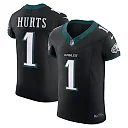 Zennovawear Men's Philadelphia Eagles Jalen Hurts Black Alternate Vapor F.U.S.E. Elite Jersey
