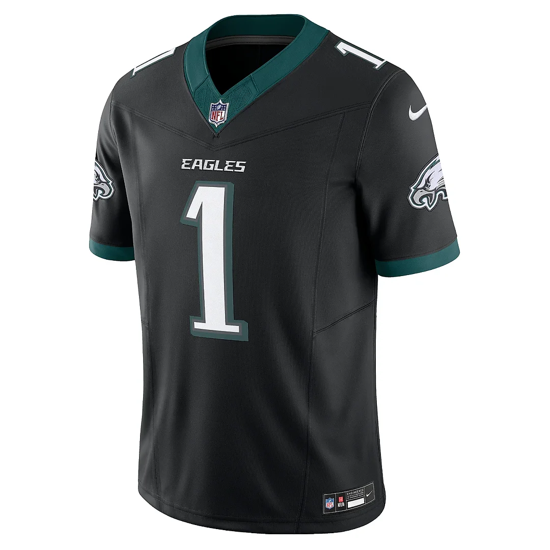 Zennovawear Men's Philadelphia Eagles Jalen Hurts Black Alternate Vapor F.U.S.E. Limited Jersey