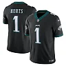 Zennovawear Men's Philadelphia Eagles Jalen Hurts Black Vapor F.U.S.E. Limited Jersey
