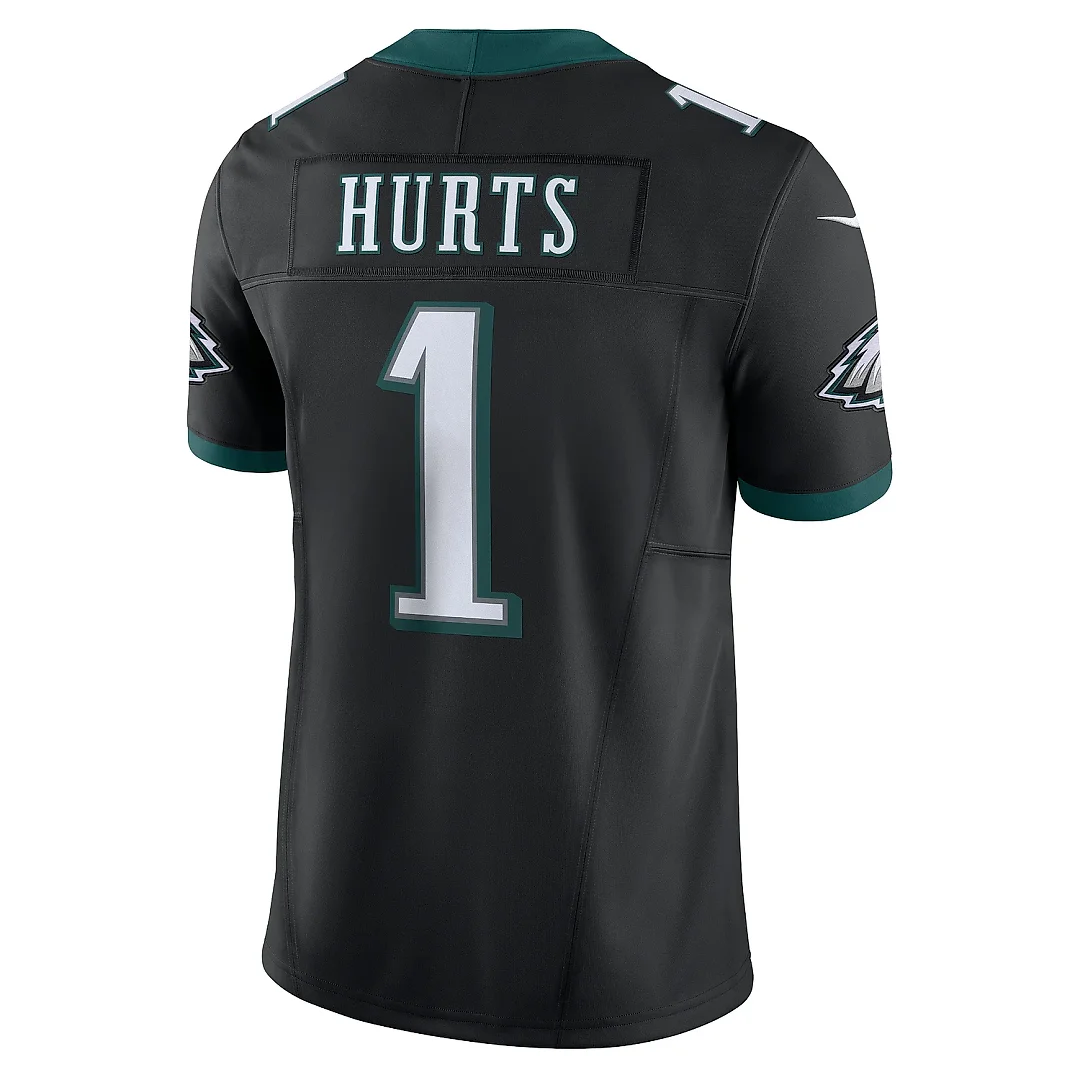 Zennovawear Men's Philadelphia Eagles Jalen Hurts Black Vapor F.U.S.E. Limited Jersey