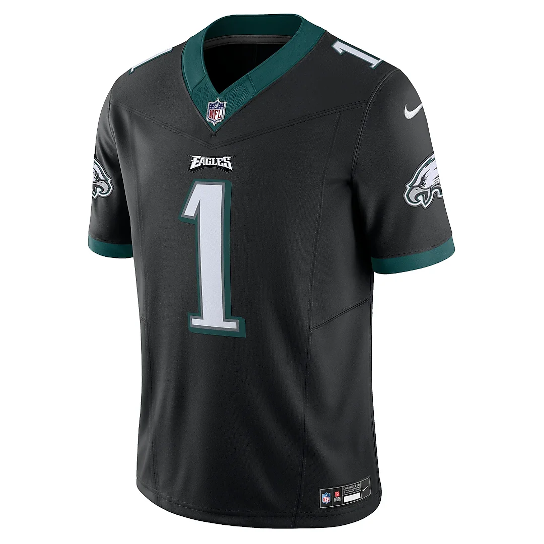 Zennovawear Men's Philadelphia Eagles Jalen Hurts Black Vapor F.U.S.E. Limited Jersey