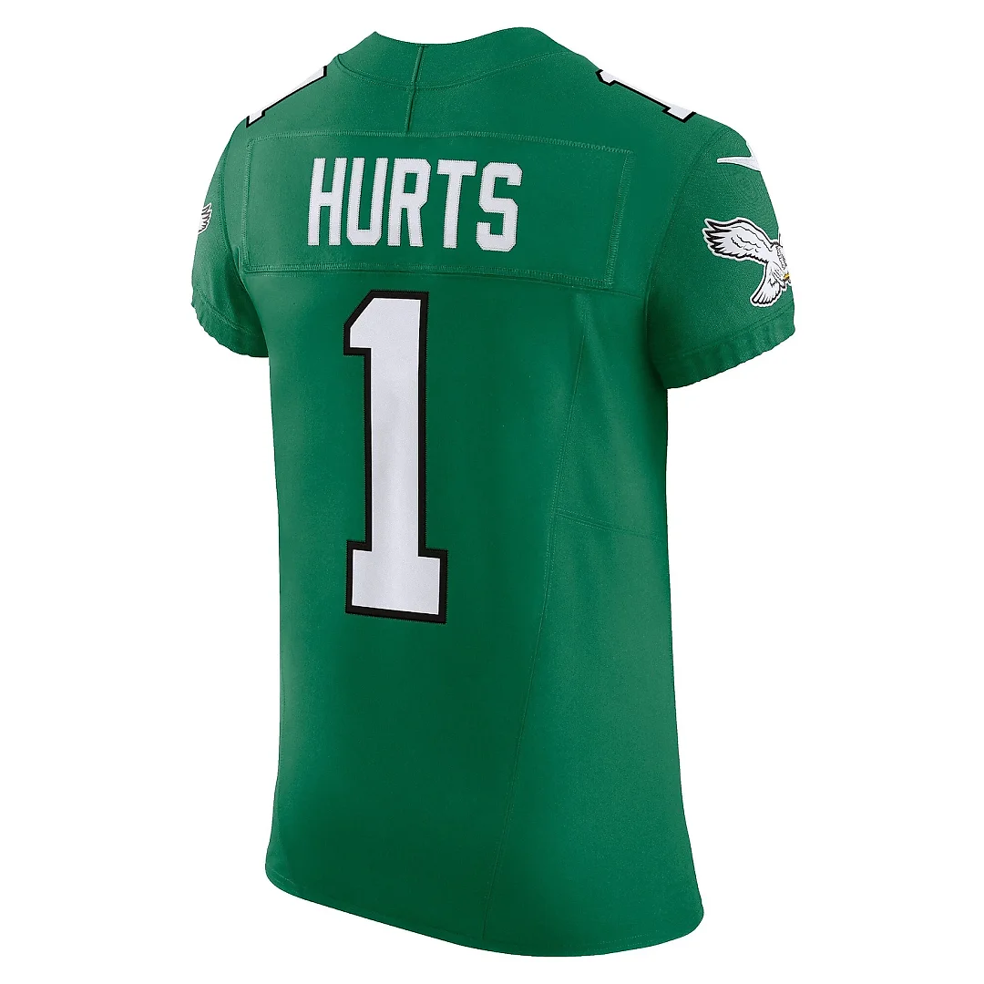 Zennovawear Men's Philadelphia Eagles Jalen Hurts Kelly Green 2nd Alternate Vapor F.U.S.E. Elite Jersey