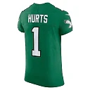 Zennovawear Men's Philadelphia Eagles Jalen Hurts Kelly Green 2nd Alternate Vapor F.U.S.E. Elite Jersey