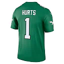 Zennovawear Men's Philadelphia Eagles Jalen Hurts Kelly Green Alternate Legend Player Performance Top