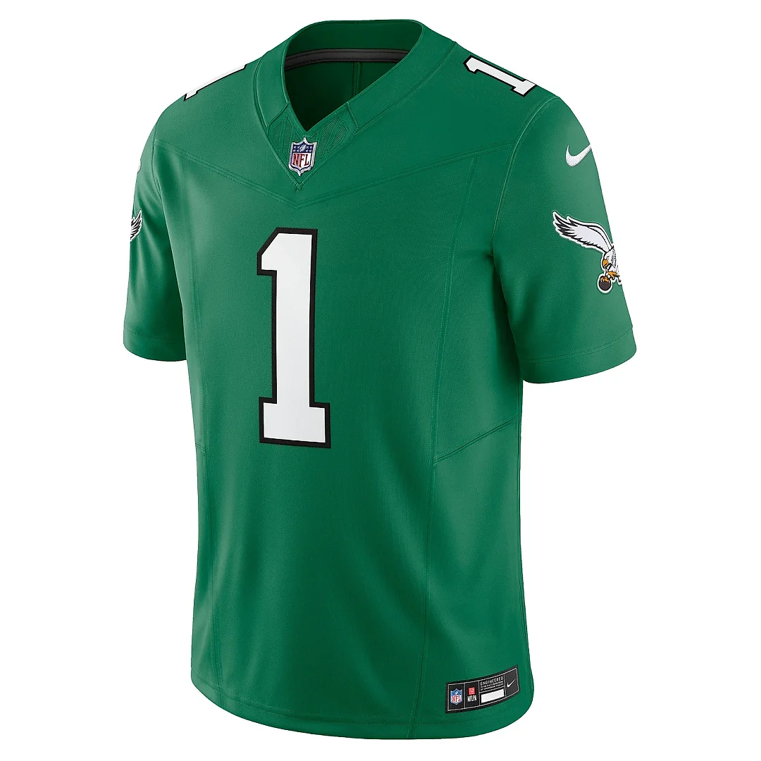 Zennovawear Men's Philadelphia Eagles Jalen Hurts Kelly Green Vapor F.U.S.E. Limited Jersey