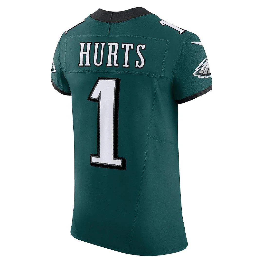 Zennovawear Men's Philadelphia Eagles Jalen Hurts Midnight Green Vapor F.U.S.E. Elite Jersey