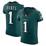 Zennovawear Men's Philadelphia Eagles Jalen Hurts Midnight Green Vapor F.U.S.E. Elite Jersey