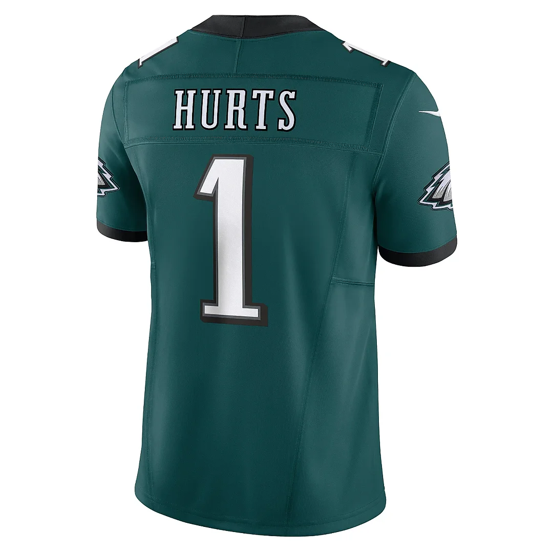Zennovawear Men's Philadelphia Eagles Jalen Hurts Midnight Green Vapor F.U.S.E. Limited Jersey