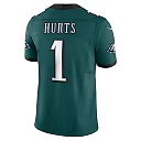 Zennovawear Men's Philadelphia Eagles Jalen Hurts Midnight Green Vapor F.U.S.E. Limited Jersey
