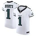 Zennovawear Men's Philadelphia Eagles Jalen Hurts White Vapor F.U.S.E. Elite Jersey