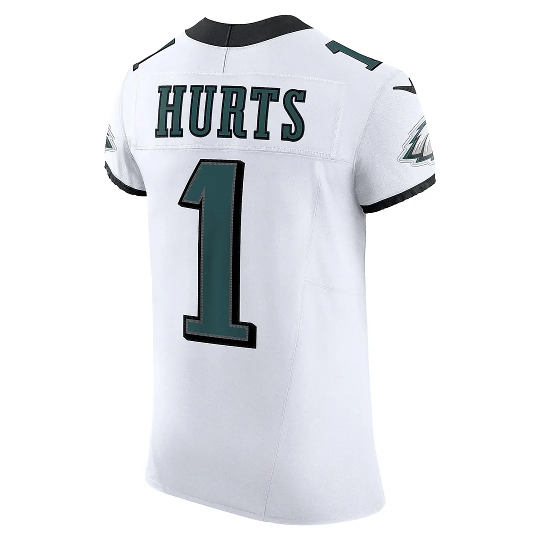 Zennovawear Men's Philadelphia Eagles Jalen Hurts White Vapor F.U.S.E. Elite Jersey