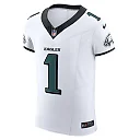 Zennovawear Men's Philadelphia Eagles Jalen Hurts White Vapor F.U.S.E. Elite Jersey