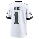Zennovawear Men's Philadelphia Eagles Jalen Hurts White White Game Jersey