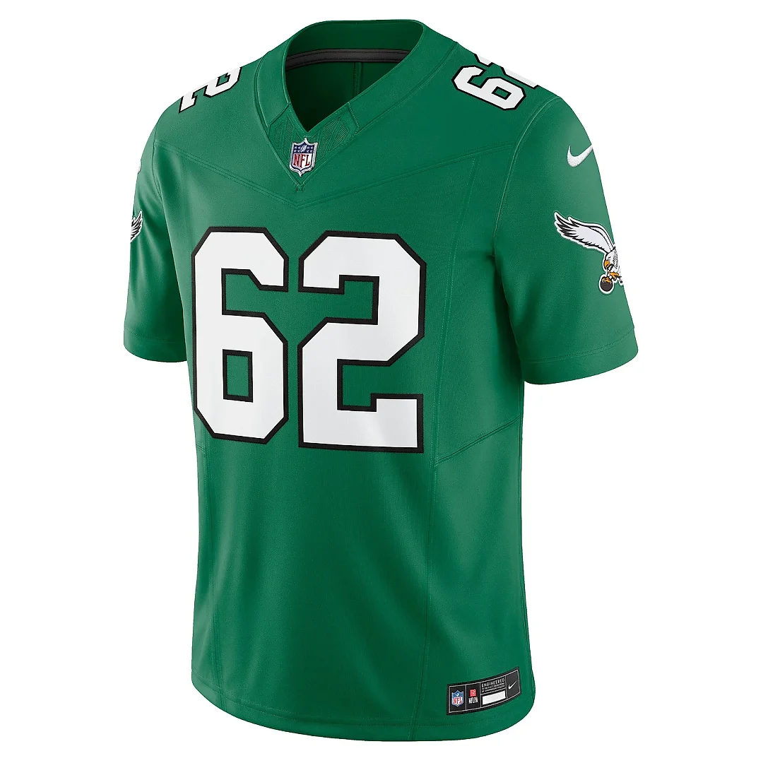 Zennovawear Men's Philadelphia Eagles Jason Kelce Kelly Green Vapor F.U.S.E. Limited Jersey