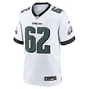 Zennovawear Men's Philadelphia Eagles Jason Kelce White White Game Jersey