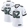 Zennovawear Men's Philadelphia Eagles Jason Kelce White White Game Jersey