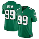 Zennovawear Men's Philadelphia Eagles Jerome Brown Kelly Green Alternate Vapor F.U.S.E. Limited Jersey