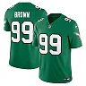 Zennovawear Men's Philadelphia Eagles Jerome Brown Kelly Green Alternate Vapor F.U.S.E. Limited Jersey