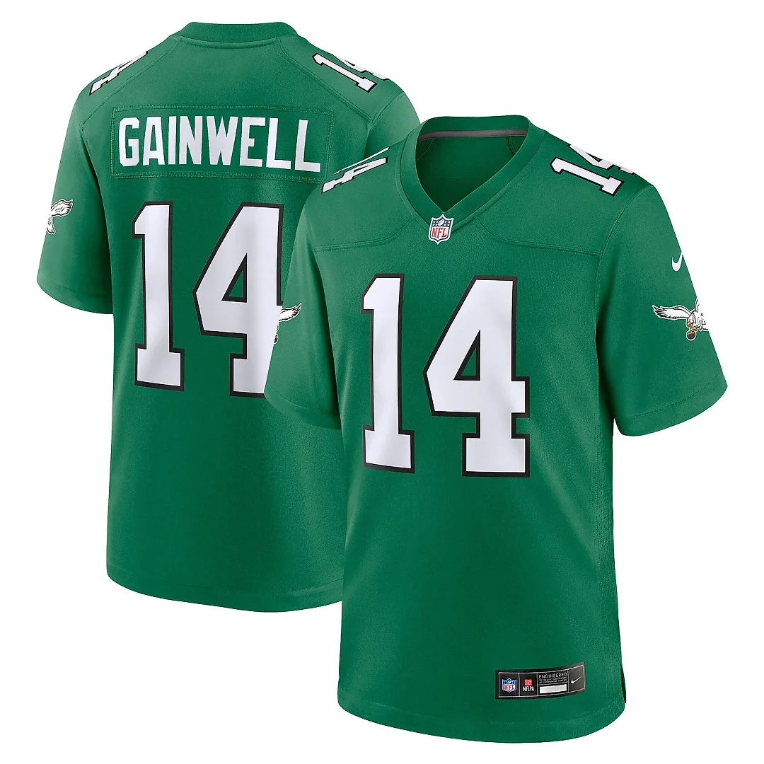 Zennovawear Men's Philadelphia Eagles Kenneth Gainwell Kelly Green Alternate Game Jersey