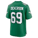 Zennovawear Men's Philadelphia Eagles Landon Dickerson Kelly Green Alternate Game Jersey